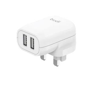 Budi Factory 2 USB UK Plug Mini Packing UK 3 Pins Plug Charger Type c Fast Charge Adapter PD20W USB Charger UK Plug