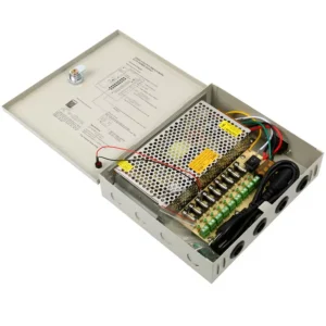 C Power 12V 10A 9 Channel Single Output 120W 220V CCTV Power Supply Box