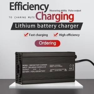 C600 84V 5A Lion Charger for 72V Scooter E bike Battery Chargers Lifepo4 Battery Charger with CE