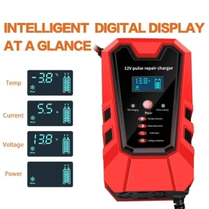 CCB New Trend 12V 6A AC DC Car Battery Repairer Adapter for Electric Scooter Motorcycle Charger Over Charging Protection
