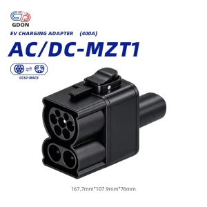 CCS1 to NACS AC Adapter 400A AC DC Fast Charging Converter CCS Combo 1 to Tesla NACS IP54 for Tesla Model 3 Y S X