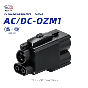 CCS2 to CCS1 AC Adapter 400A AC DC Charging Converter CCS Combo 2 to CCS Combo 1 IP54 Waterproof for Electric Vehicle