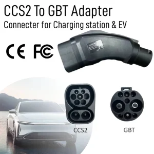 CCS2 to GBT DC Adapter EV Connector for GB/T Electric Car AION HONGQI XIAOMI GEELY ZEEKR BYD TESLA VW ID4