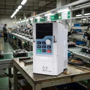 CE Certified Single-phase 220V 1.5kW 50Hz 60Hz IP20 AC Frequency Inverter for Assembly Line