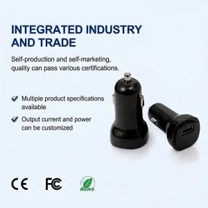 CE FCC RoHS Certified Safe Car Charger Mini Universal USB Car Adapter 12V 24V to 5V Car Adapter Charger