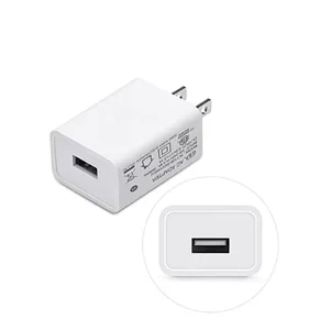 CE GS UKCA UL FCC Certified US Plug USB Charger, 5V 0.3A 1A 2A 2.5A, EU Standard Wall Charger