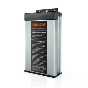 CE High Quality 600W 12V 50A Rainproof Single LED Power Supply AC-DC Driver 2-Year Warranty for LED Strips Signage Outdoor