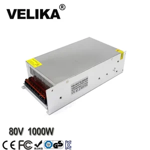 CE ROHS FCC Approved Open Frame 1000W 80V 12.5A DC Switch Power LED Transformer Switching Power Supply