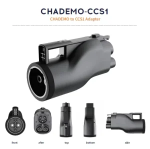 CHAdeMO to CCS1 EV Charging Adapter for Chevrolet Bolt Ford Mustang Mach E Japanese DC Fast Charger Portable IP65