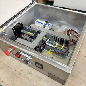 CHNT Breaker Inside Stainless Steel Distribution Cabinet with Cooling Fan Intelligent Temperature Control Box