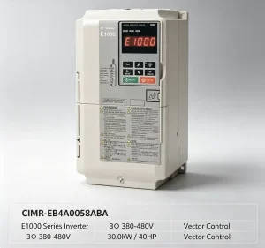 CIMR-EB4A0058ABA E1000 30KW 400V Three Phase AC Drive VFD Inverter IP20 for Large Fan Pump HVAC Automation Control