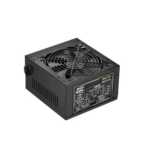 CK-650 601W-700W Desktop Computer Power Supply Mute Wide Rated 24pin Interface Private Mold Black ABS PC Fan