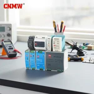 CNMW HDR-60-24 Industrial Din Rail DC Power Supply 24V 90-132VAC/180-264VAC Input 86% Efficiency 2.5A Single Output CE ROHS