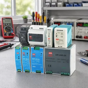 CNMW NDR 480 24 480W 24V 20A DIN Rail AC DC Industrial Switching Power Supply with OVP OCP OLP SCP Protections