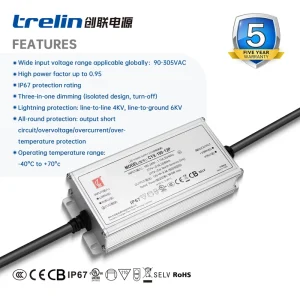 CYX-100-48P 100W 48V IP67 Constant Voltage Switching Power Supply CV LED Driver for Outdoor & Garden Lighting CE RoHS