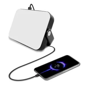 Camping Travel PD Solar Power Bank Double USB 22.5W 13400mAh Fast Charging Type C Input Lithium Ion Battery Waterproof Holder