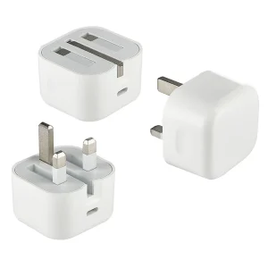 Cell Phone UK Plug Collapsible Single Type C Charging Head Travel Adapter 20W PD QC Fast Charger