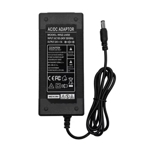 China Factory 24V 5A 120W Desktop AC DC Power Adapter 5000mA Power Supply with EU US Plug for LED CCTV Equipment