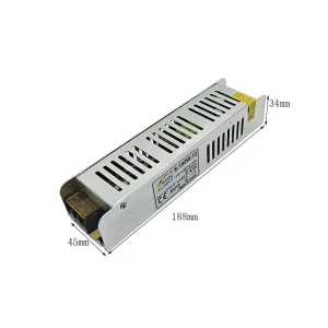 Christmas LED Strip Lighting Box 12V 100W 8.33A AC DC Single Output IP20 Industrial Power Supply China OEM Switching Driver 85%