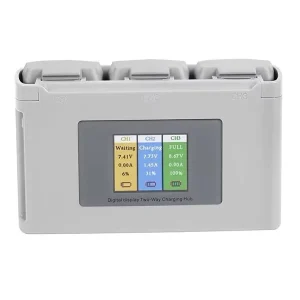 Color Screen Digital Display Triple Charging Hub Compatible with DJI Mini 4K Mini2 Mini2 SE Mini SE
