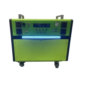 Colorful Shell Portable Solar Power Station Pure Sine Wave AC Output with LED Light for Camping RV Home Emergency Outdoor