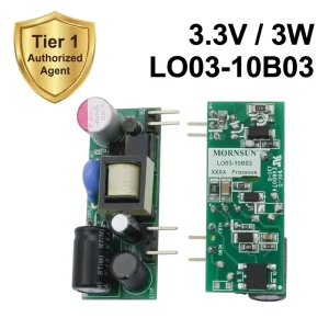 Compact AC/DC Switching Power Supply LO03-10B03 3.3V 85-264VAC 3000V Isolation Low Ripple Module