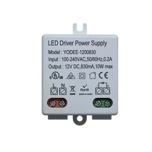 Constant Voltage Switch-mode LED Power Supply DC12V 10W Driver AC DC Direct Current Output 81% Efficiency Small Volume Full