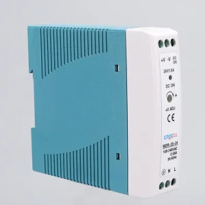 Crocll Industrial Intelligent Switching Power Supply MDR 20 24 Power Supply Unit Small Size Din Rail Enclose