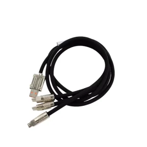 Custom Data Cable 3 in 1 Cable Fast Charging Phone Charger Line USB Cable Power Cable