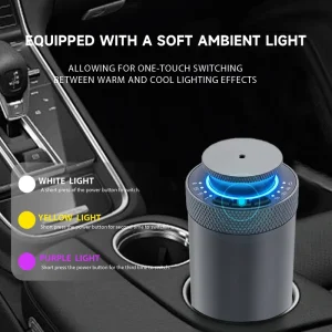 Custom Gift Packaging Box Luxury Silent App Control Automotive Air Freshener Car Scent Diffuser Machine with Led Light