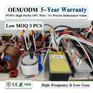 Custom High Current 3Phase Industrial Reactor for AI Server EV Charging Station Solar Inverter ESS Wind Power PFC Toroidal Choke