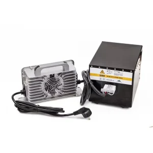 Custom High Power 12V 24V 36V Smart Waterproof Battery Charger 30A 35A OTP for Golf Cart Made Durable Aluminium Alloy