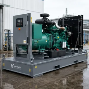 Custom OEM Genset Skid Base Platform Heavy Duty Steel Welded Fabrication for Diesel Genset Power