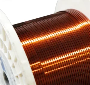 Custom Voltage Industrial Solid Enameled Copper Flat Wire High Temperature Transformer Coil Winding Solution