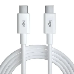 Custom logo Data Cable C to C 60W 1m TPE Fast Charging OEM PD Quick Charge USB C Cable for Customization Wholesaler
