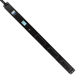 Customizable 12 Port Smart PDU Power Distribution Unit with Current/Voltage Monitoring for IT Equipment/Network Cabinet