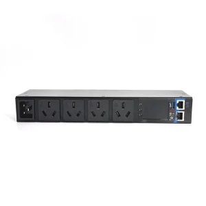 Customizable 16A Smart PDU 4-Outlets US/UK/EU/CN/AU Standard 110V-250V MQTT MODBUS Telnet Protocols Server Room