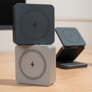 Customizable 3 in 1 for Qi Certified Foldable 15W Fast Wireless Charger 15W Fast Charging Station Magnetic Earphones Electric