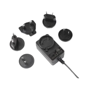 Customizable Power Adapter 26W Battery Charger 18.2V-42V Range 0.01A-2A Power Supply US EU UK AU KR JP Interchangeable Plugs