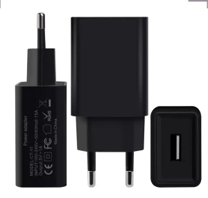 Customized 10W EU Plug Wall Charger 5V2A Single USB Port Fast Charging Power Adapter for Sumsung Mobile Phone