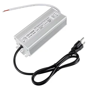 Customized Constant Voltage Waterproof LED Driver 60W100W 200W 300W AC100-260 DC 12V 24v LED Transformer Switching Power Supply