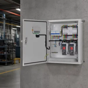 Customized Dual Power Automatic Transfer Switch Fire Fighting Distribution Control Box 220V/380V 10-100A 2P 3P 4P