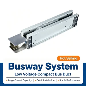 Customized Enclosed Plug in Aluminium Busway Compact Industrial Commercial Power Distribution Busbar Trunking System IP54 Rated