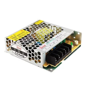 Customized LRS 75 12 Bulk Power Supply 12VDC 6A 75W 85-264VAC Input 85% Efficiency CE for Industrial Use