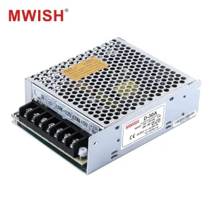 D 30A 30W Dual Output Switching Power Supply 5V 4A 12V 1A for PLC Module Sensor and Small Industrial Control System