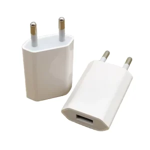D1892 USB Power Adapter, EU/US Plug, 5W, 5V 1A, Wall Travel Charger with OTP Protection