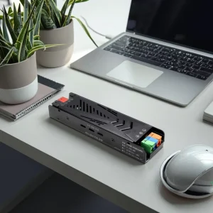 DC 12 Volt 200W LED Driver Push Connecting Dial Switch with Dimming Slow Start SMPS Switching Power Supply
