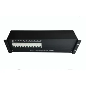DC 48V Cabinet Power Distribution Unit PDU 1 in 10 Out BLACK 32A