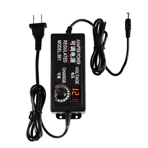 DC Adjustable Power Supply 3-12V 3-24V 9-24V 9-36V 1A 2A 3A 5A 10A Adjustable Power Adapter with Digital Display
