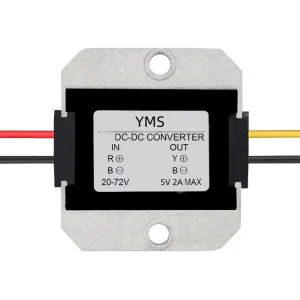 DC-DC 24V 36V 48V 60V to 5V 2A 10W Step Converter Waterproof Board Buck Converter Transformer Voltage Reducer Regulator
